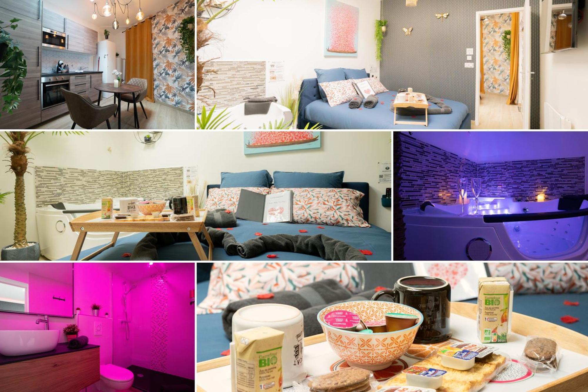 L'Escale Balneo'Romantique - Loveroom - Jacuzzi & Petit Dejeuner Villiers-sur-Marne Exterior photo