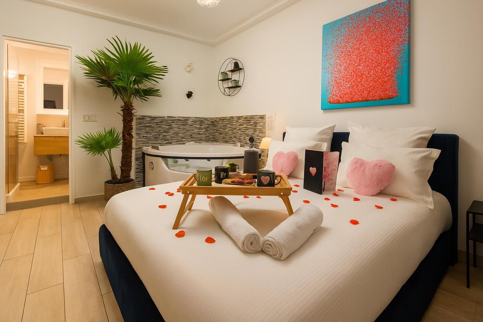 L'Escale Balneo'Romantique - Loveroom - Jacuzzi & Petit Dejeuner Villiers-sur-Marne Exterior photo